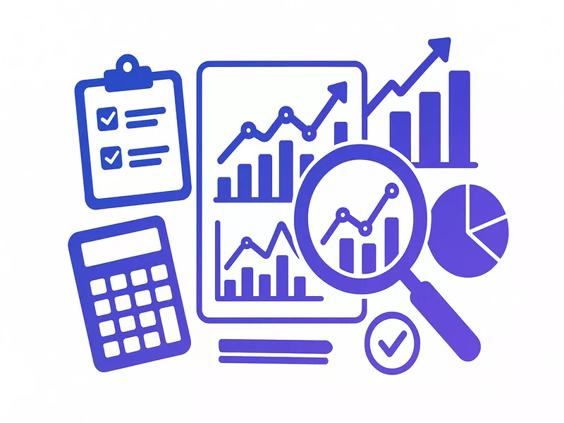 Professional betting analysis illustration with data charts, statistics and value identification tools